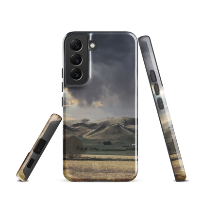 'Te Hauke' Samsung Galaxy S22 tough phone case - protective glossy case NZ Australia