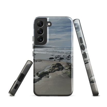 'Quick Sand' Samsung Galaxy S22 tough phone case - protective glossy case NZ Australia