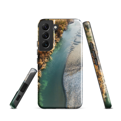 'Waters Edge' Samsung Galaxy S22 tough phone case - protective glossy case NZ Australia