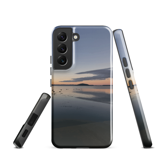 'Whispers on the Lake' Samsung Galaxy S22 tough phone case - protective glossy case NZ Australia