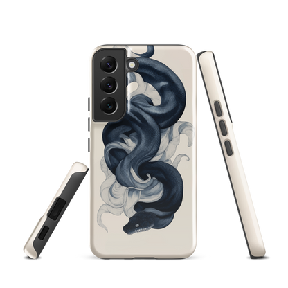 'Midnight Python' Samsung Galaxy S22 tough phone case - protective glossy case NZ Australia