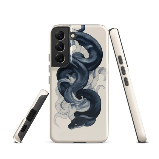 'Midnight Python' Samsung Galaxy S22 tough phone case - protective glossy case NZ Australia