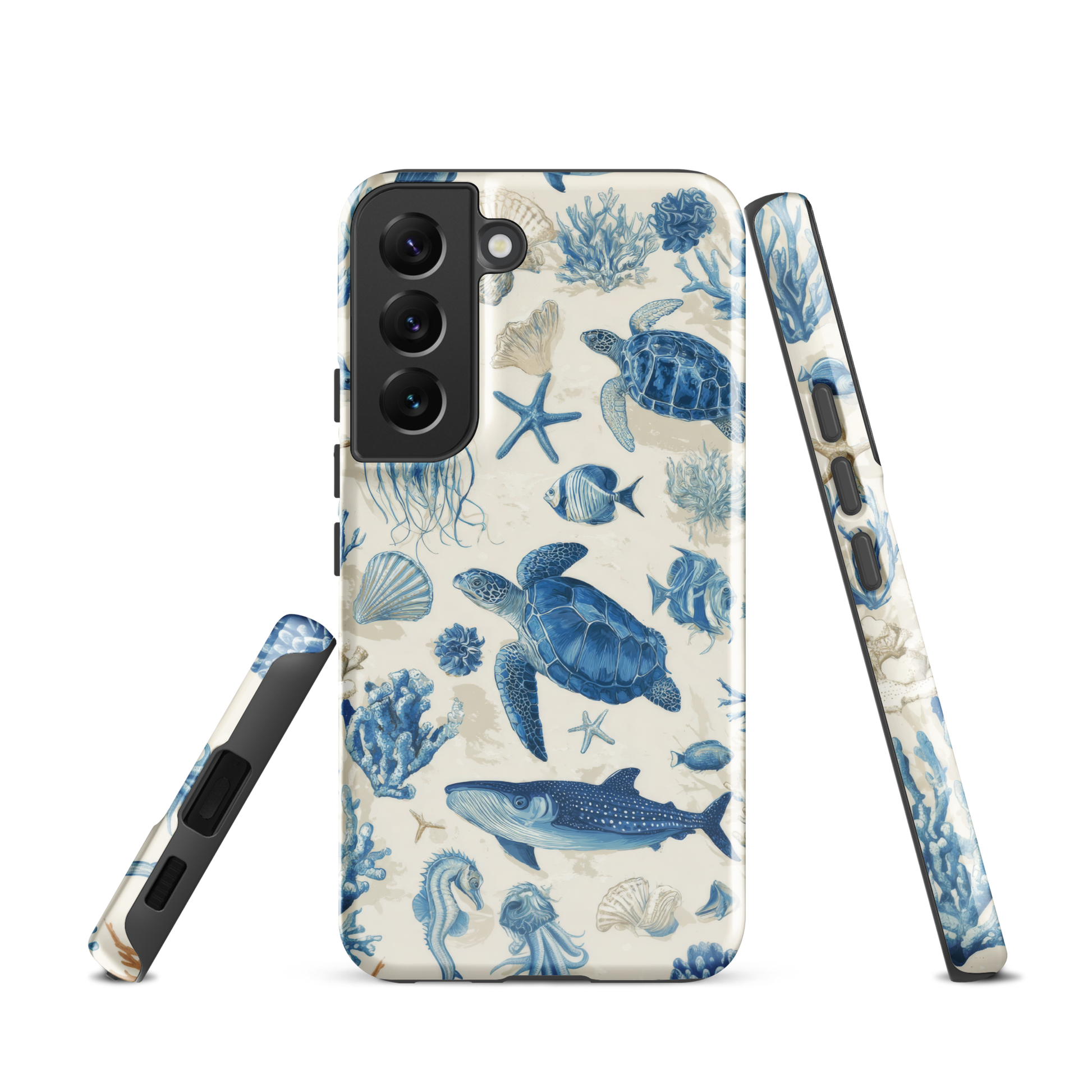 Ocean sketchbook phone case | Coastal marine design NZ