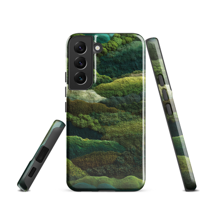 'Forest Layers' Samsung Galaxy S22 tough phone case - protective glossy case NZ Australia