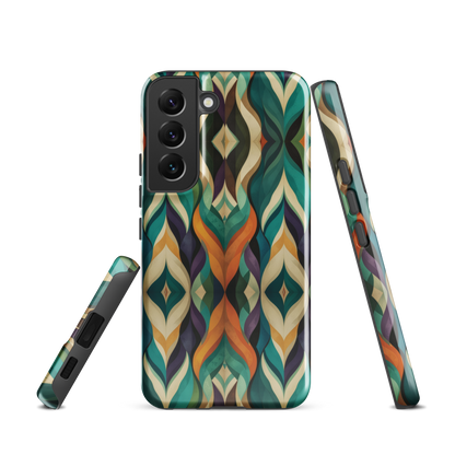'Rhythm' Samsung Galaxy S22 tough phone case - protective glossy case NZ Australia