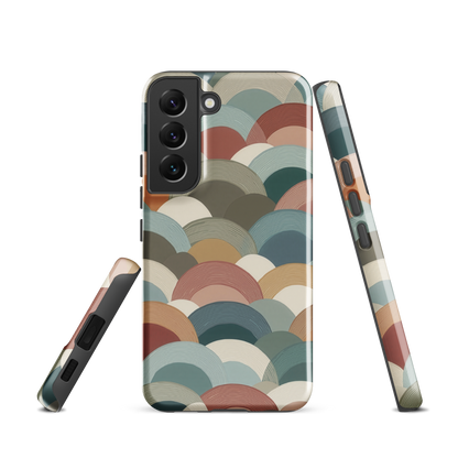 'Warm Horizons' Samsung Galaxy S22 tough phone case - protective glossy case NZ Australia