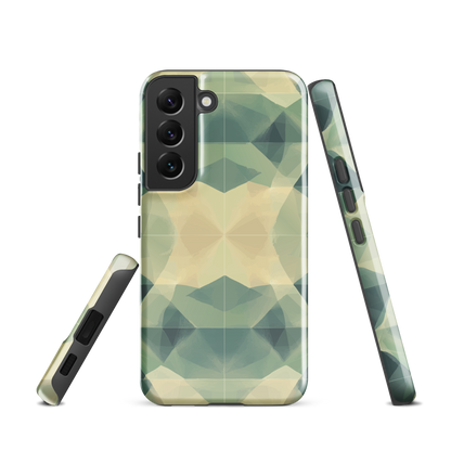 'Symmetry' Samsung Galaxy S22 tough phone case - protective glossy case NZ Australia
