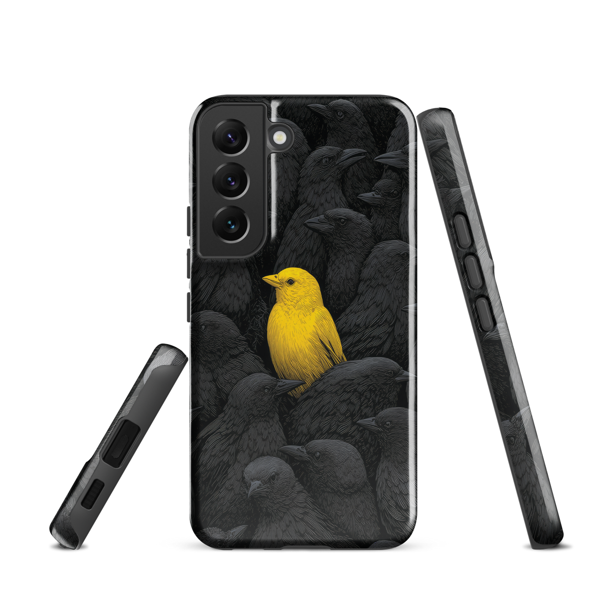 'Stand Out' Samsung Galaxy S22 tough phone case - protective glossy case NZ Australia