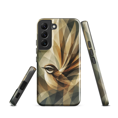'Fantail' Samsung Galaxy S22 tough phone case - protective glossy case NZ Australia