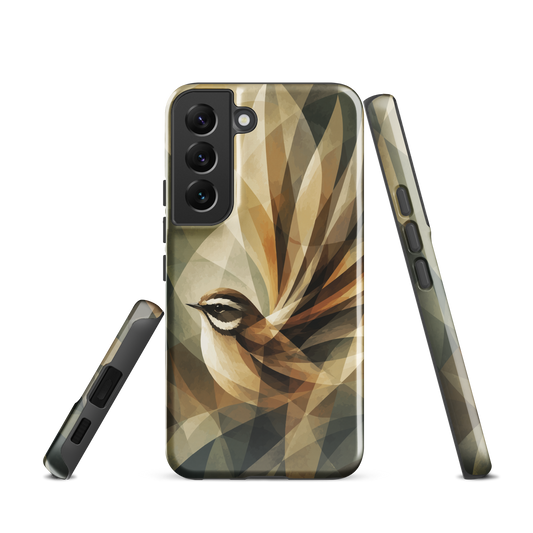 'Fantail' Samsung Galaxy S22 tough phone case - protective glossy case NZ Australia