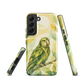 'Kākāpō' Samsung Galaxy S22 tough case - protective glossy case NZ Australia