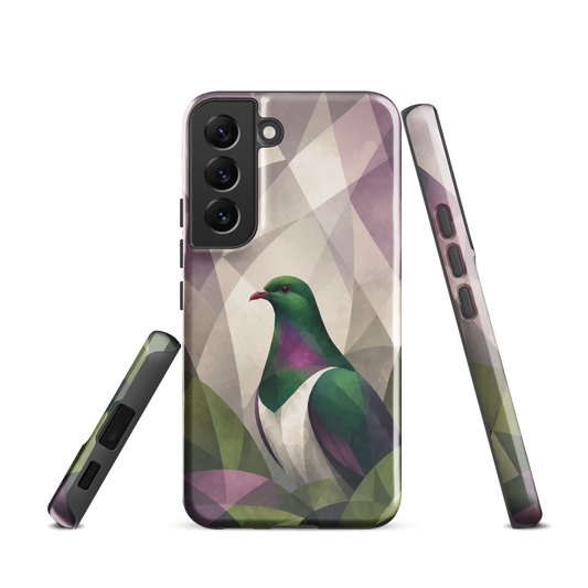 'Kereru' Samsung Galaxy S22 tough phone case - protective glossy case NZ Australia