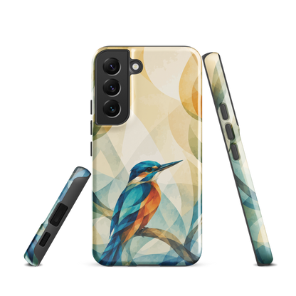 'Kōtare' Samsung Galaxy S22 tough case - protective glossy case NZ Australia
