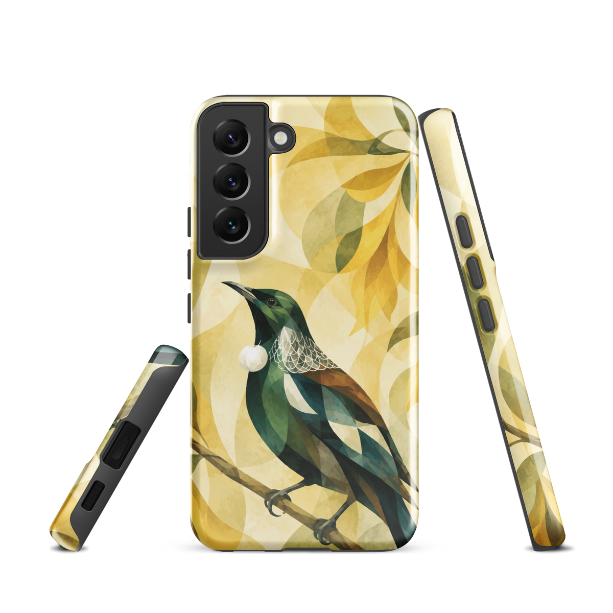 'Tui' Samsung Galaxy S22 tough phone case - protective glossy case NZ Australia