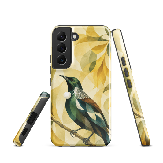 'Tui' Samsung Galaxy S22 tough phone case - protective glossy case NZ Australia