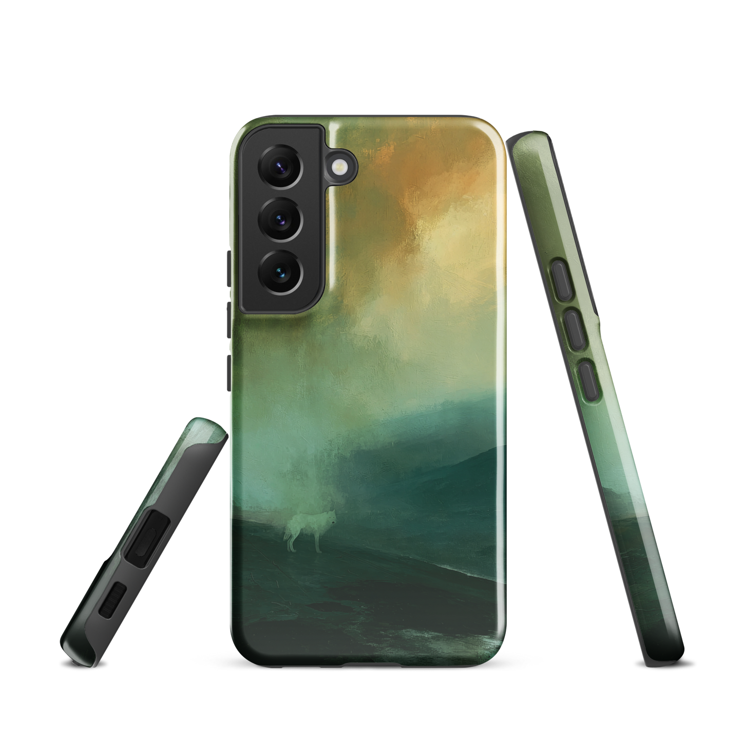 'Acid Rain' Samsung Galaxy S22 tough phone case - protective glossy case NZ Australia