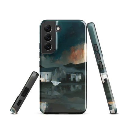 'Evening Flight' Samsung Galaxy S22 tough phone case - protective glossy case NZ Australia