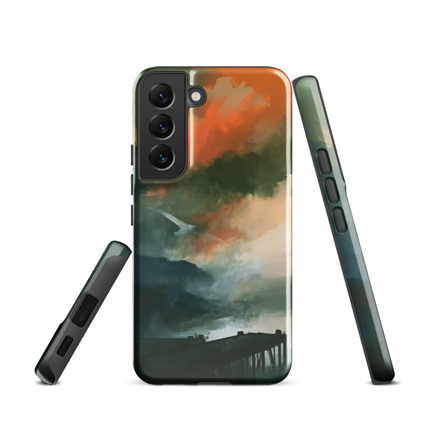 'Harbour' Samsung Galaxy S22 tough phone case - protective glossy case NZ Australia