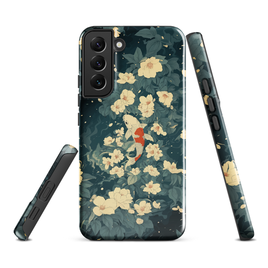 'Koi' Samsung Galaxy S22 Plus tough phone case - protective glossy case NZ Australia