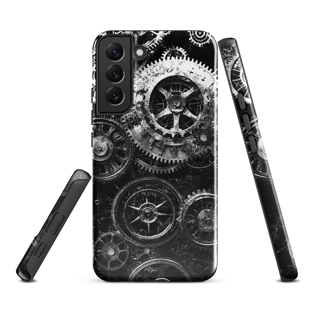 'Clockwork' Samsung Galaxy S22 Plus tough phone case - protective glossy case NZ Australia
