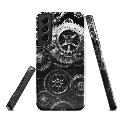 'Clockwork' Samsung Galaxy S22 Plus tough phone case - protective glossy case NZ Australia