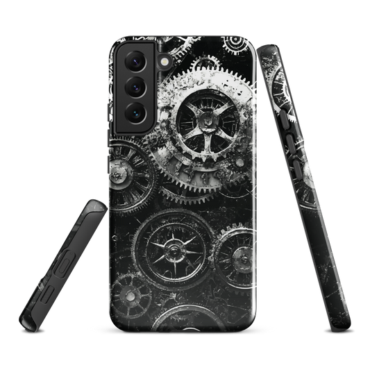 'Clockwork' Samsung Galaxy S22 Plus tough phone case - protective glossy case NZ Australia