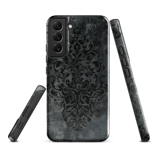 'Damask' Samsung Galaxy S22 Plus tough phone case - protective glossy case NZ Australia