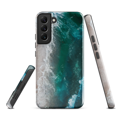 'Ocean View' Samsung Galaxy S22 Plus tough phone case - protective glossy case NZ Australia