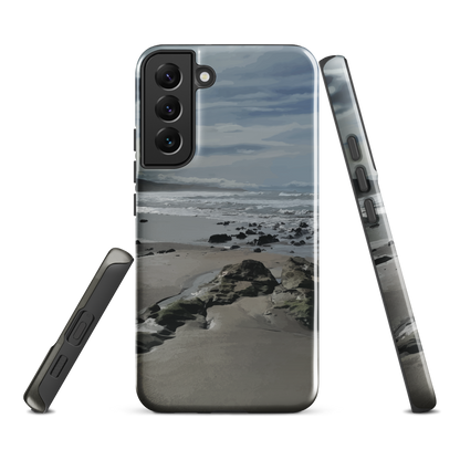 'Quick Sand' Samsung Galaxy S22 Plus tough phone case - protective glossy case NZ Australia