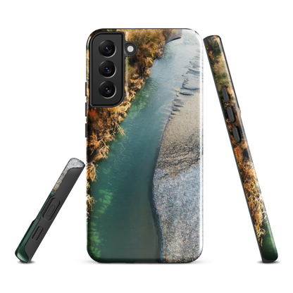 'Waters Edge' Samsung Galaxy S22 Plus tough phone case - protective glossy case NZ Australia