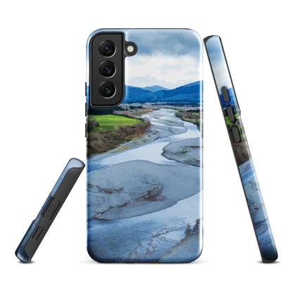 'Waiohine' Samsung Galaxy S22 Plus tough phone case - protective glossy case NZ Australia