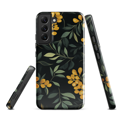 'NZ Kowhai' Samsung Galaxy S22 Plus tough phone case - protective glossy case NZ Australia