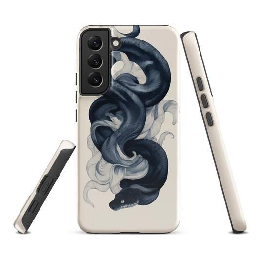 'Midnight Python' Samsung Galaxy S22 Plus tough phone case - protective glossy case NZ Australia
