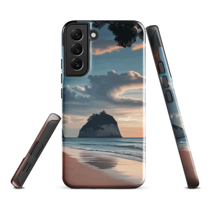 'Cathedral Cove' Samsung Galaxy S22 Plus tough phone case - protective glossy case NZ Australia