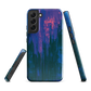 Digital Glitch Samsung case. This striking artwork features a dynamic distortion effect that mimics the visual chaos of a digital malfunction—glitchy lines, vibrant streaks, and pixel-like patterns merge into a futuristic aesthetic. It’s a perfect blend of modern design and edgy street style.