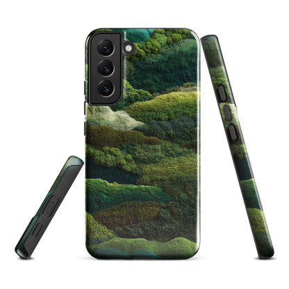 'Forest Layers' Samsung Galaxy S22 Plus tough phone case - protective glossy case NZ Australia