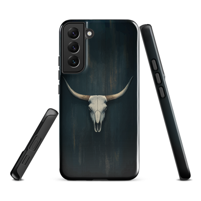'Longhorn' Samsung Galaxy S22 Plus tough phone case - protective glossy case NZ Australia