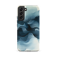 A calming abstract landscape phone case inspired by quiet valleys and soft blue tones.