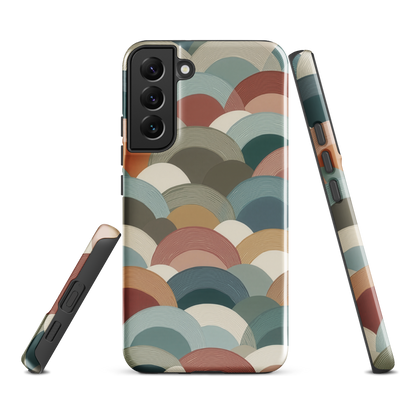 'Warm Horizons' Samsung Galaxy S22 Plus tough phone case - protective glossy case NZ Australia