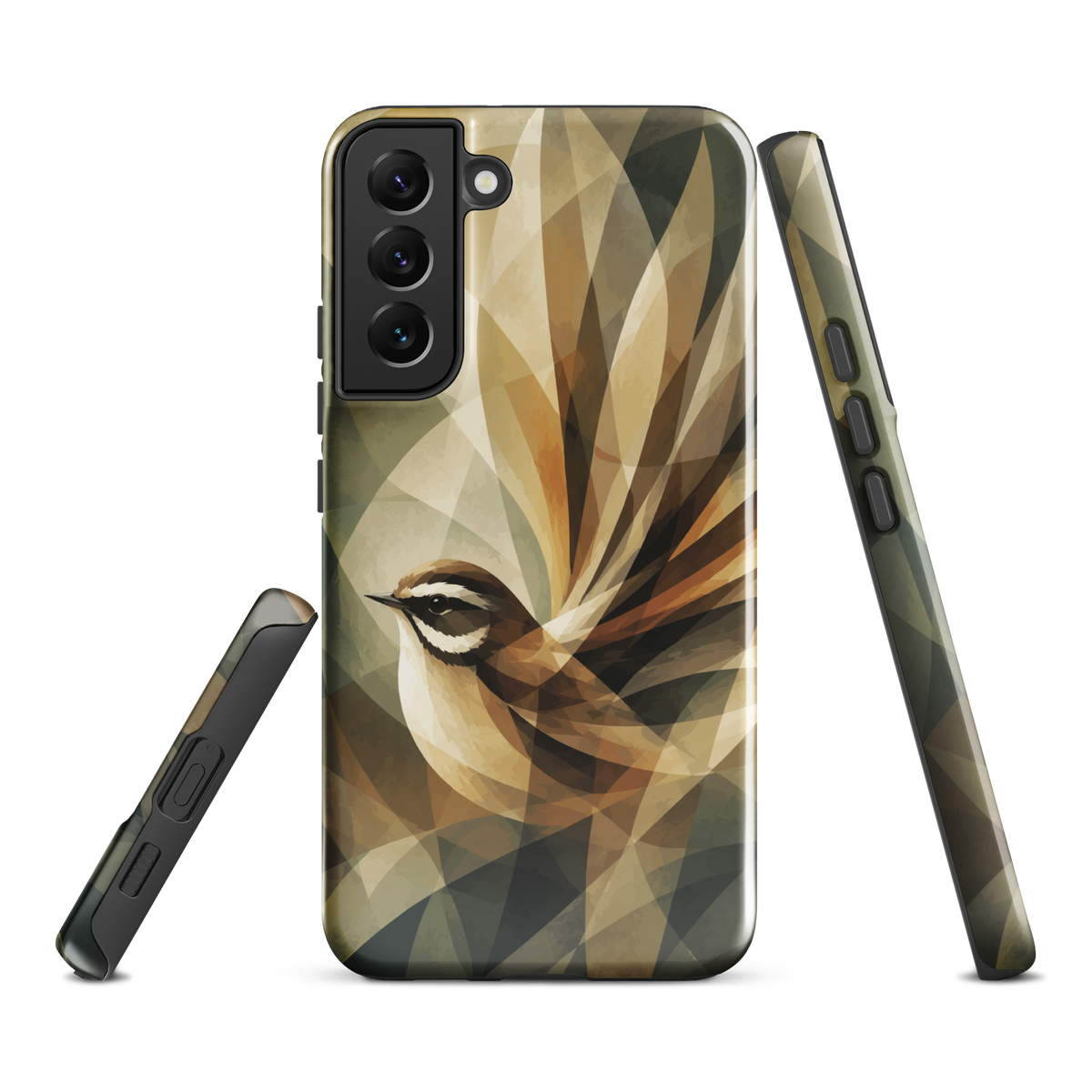'Fantail' Samsung Galaxy S22 Plus tough phone case - protective glossy case NZ Australia
