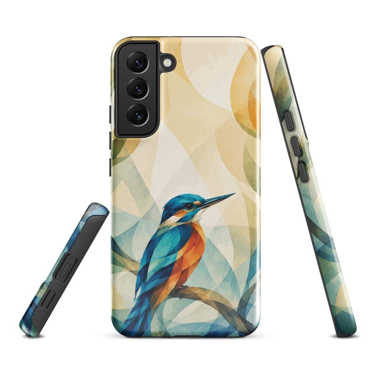 'Kotare' Samsung Galaxy S22 Plus tough phone case - protective glossy case NZ Australia