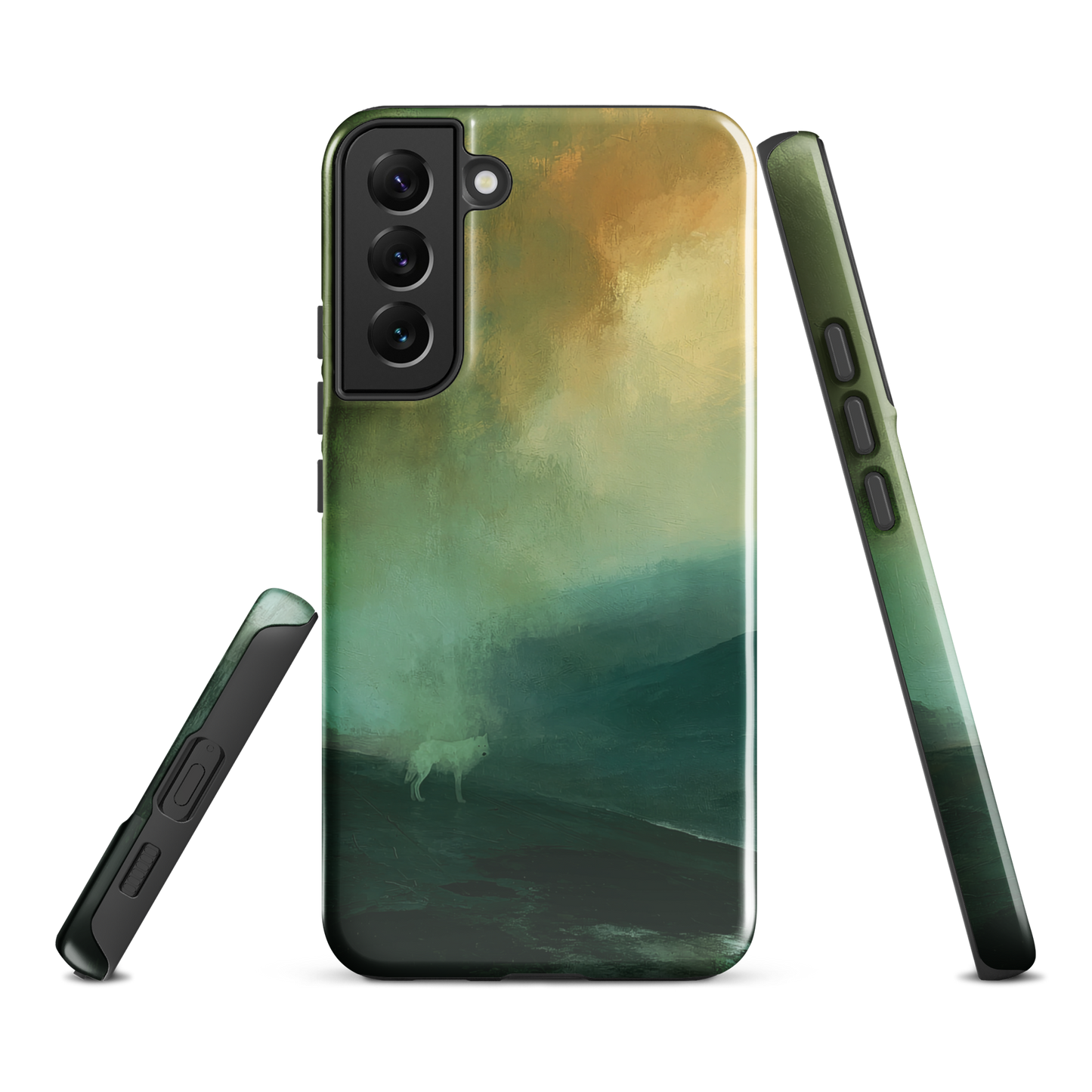 'Acid Rain' Samsung Galaxy S22 Plus tough phone case - protective glossy case NZ Australia