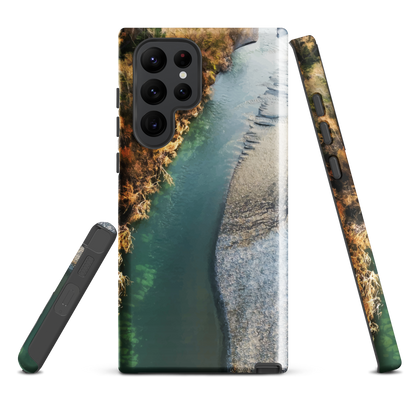 'Waters Edge' Samsung Galaxy S22 Ultra tough phone case - protective glossy case NZ Australia