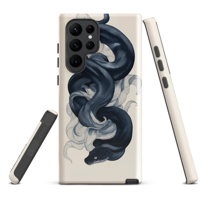 'Midnight Python' Samsung Galaxy S22 Ultra tough phone case - protective glossy case NZ Australia