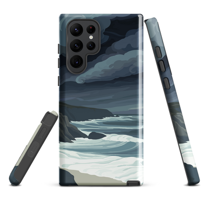 'Cape Kidnappers' Samsung Galaxy S22 Ultra tough phone case - protective glossy case NZ Australia