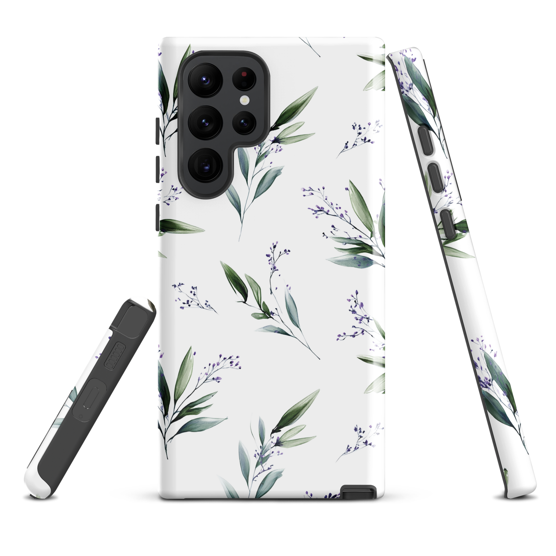 Botanical sprigs phone case | Minimal botanical design NZ