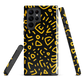 Retro scribbles phone case | Bold retro design NZ