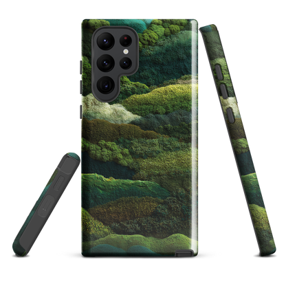 'Forest Layers' Samsung Galaxy S22 Ultra tough phone case - protective glossy case NZ Australia