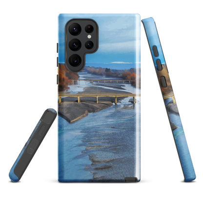 'Ruahine' Samsung Galaxy S22 Ultra tough phone case - protective glossy case NZ Australia
