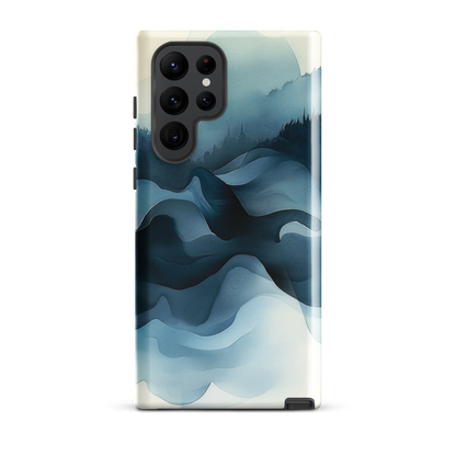'Still Valleys' Samsung Galaxy S22 Ultra tough phone case - protective glossy case NZ Australia